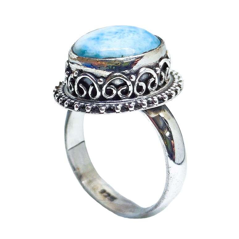 Maharani Ring for Women (Blue) - Rivansh