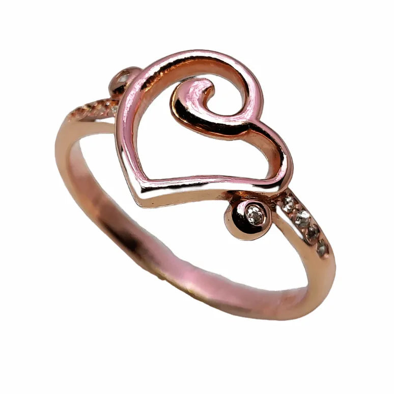 Open Heart Rose Ring - Rivansh