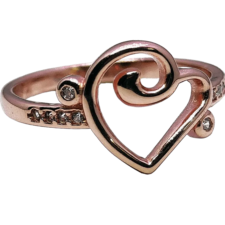 Open Heart Rose Ring - Rivansh