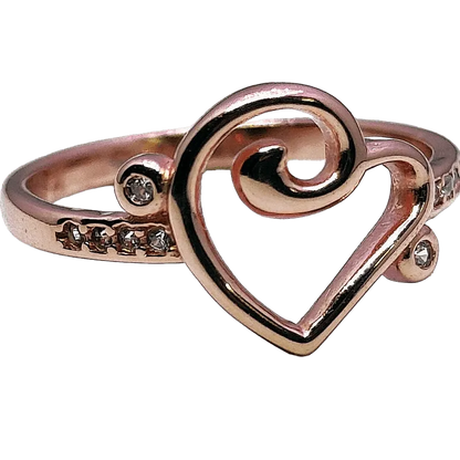 Open Heart Rose Ring - Rivansh