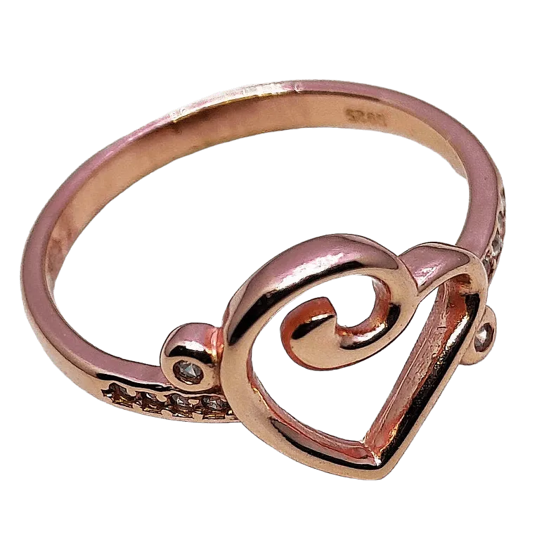 Open Heart Rose Ring - Rivansh