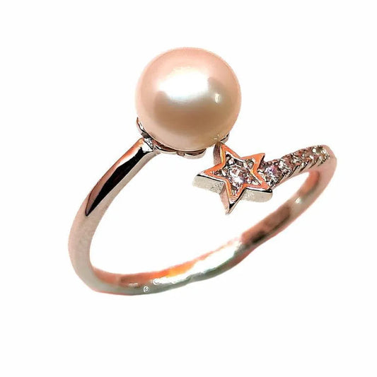 Pearl Star Ring for Women - Rivansh