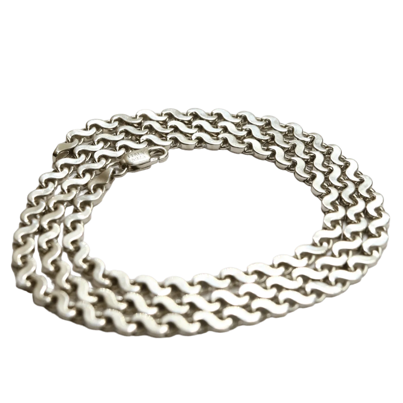 Q16 92.5 Sterling Silver Chain for Men - Rivansh