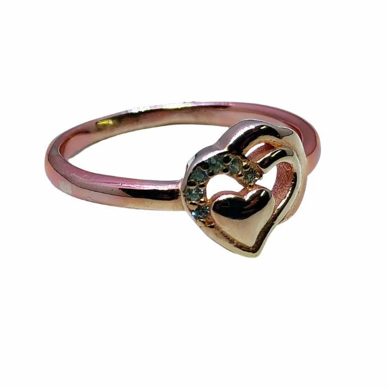 Rose gold heart Ring for Women - Rivansh