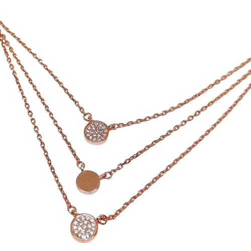 Rose Gold Neck Piece for Women - Rivansh