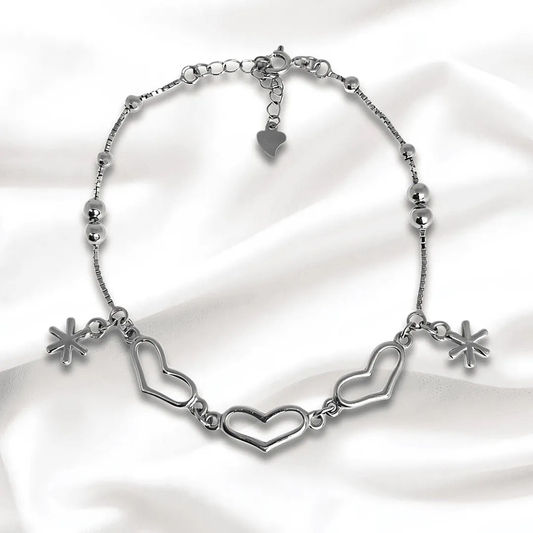 Silver Heart - Bracelet for Women