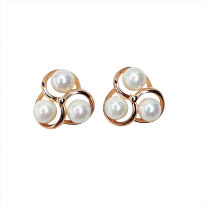 Spinning Pearl Sterling Silver Earrings for Women (Gold Plated) | Rivansh Jewels | 925 Sterling Silver Jewelry Store | Rivansh.co | Luxury Sterling Silver Jewellery Online