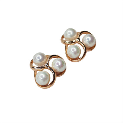 Spinning Pearl Sterling Silver Earrings for Women (Gold Plated) | Rivansh Jewels | 925 Sterling Silver Jewelry Store | Rivansh.co | Luxury Sterling Silver Jewellery Online