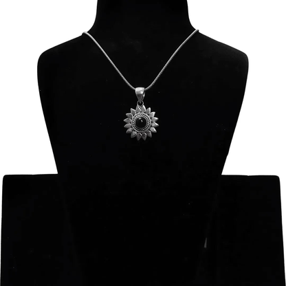 Sun Silver Pendent For Women - Rivansh