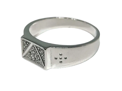 T Ring for Men (92.5 Silver) - Rivansh