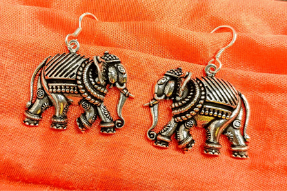 Traditional Elephant Earrings for Women - Rivansh