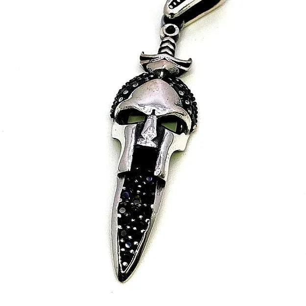 Warrior Sterling Silver Pendent for Men - Rivansh