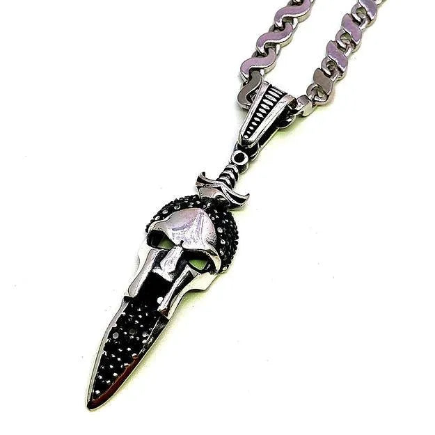 Warrior Sterling Silver Pendent for Men - Rivansh