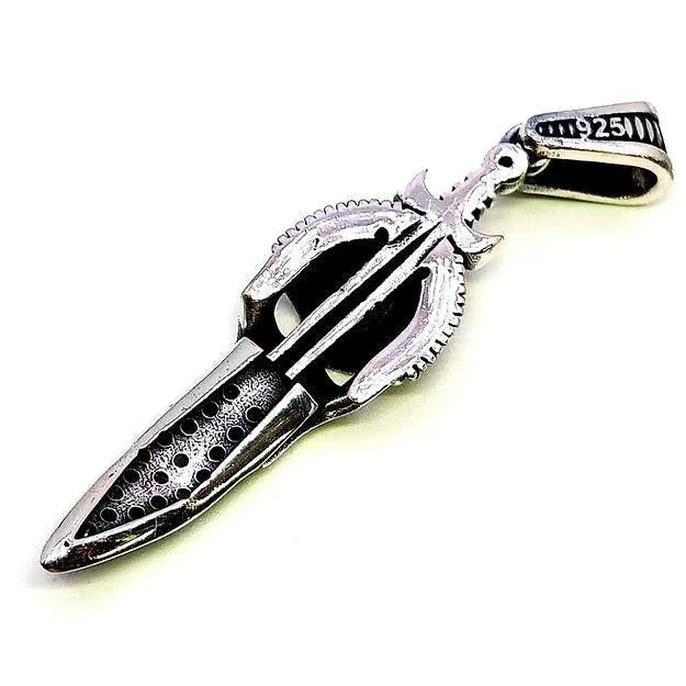 Warrior Sterling Silver Pendent for Men - Rivansh